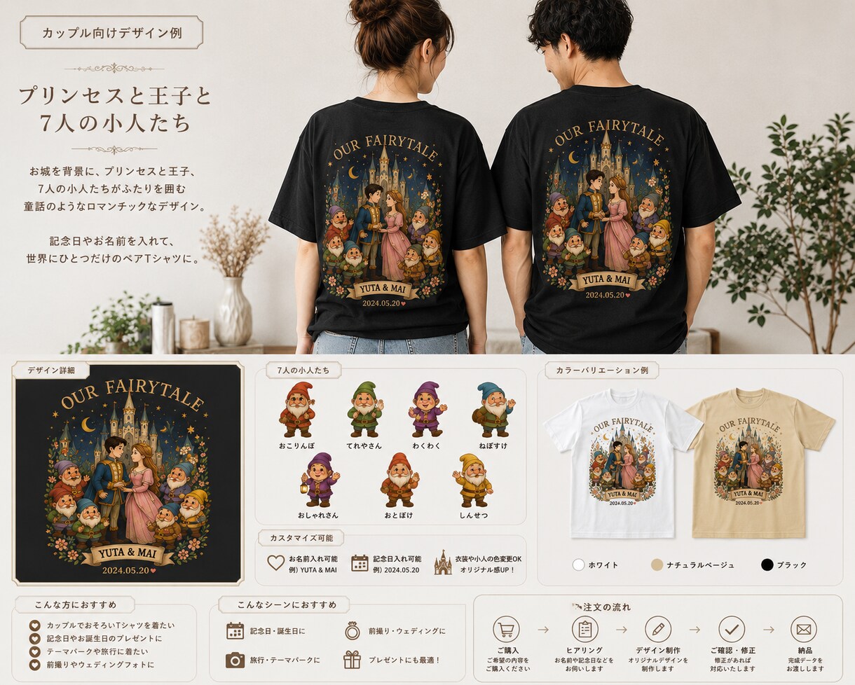 オリジナルTシャツデザイン作ります 推し活・誕生日・家族用のオリジナルTシャツデザイン作ります イメージ5