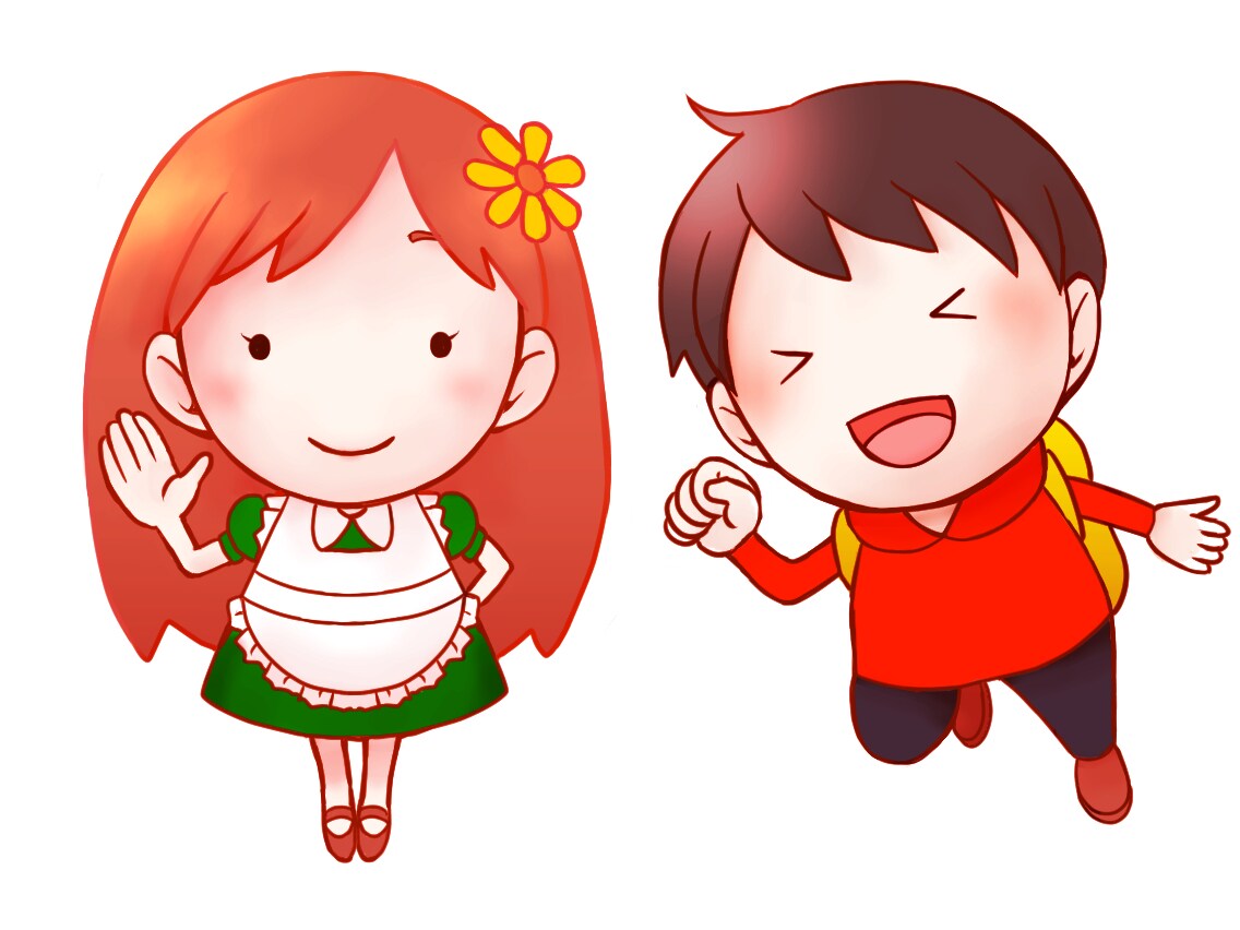 最短２日！かわいいミニキャラ描きます キラキラ・ほのぼの絵柄選べます イメージ5