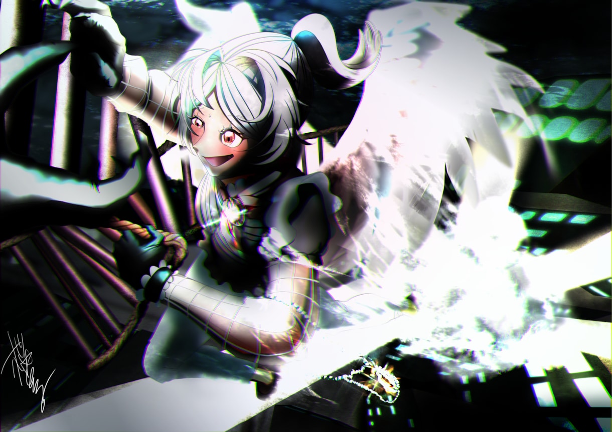 世界観を表現するキービジュアルを鮮やかに制作します キャラクターの魅力を鮮やかな色と表情で演出します イメージ1