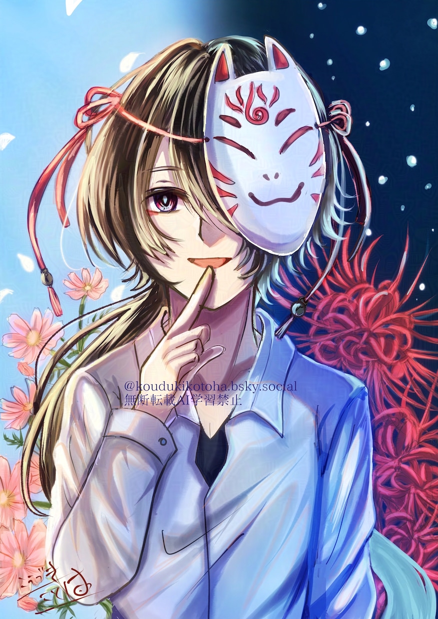 透明感のあるデジタルイラスト描きます 繊細で綺麗なデジタルイラストお好みの方へ イメージ3