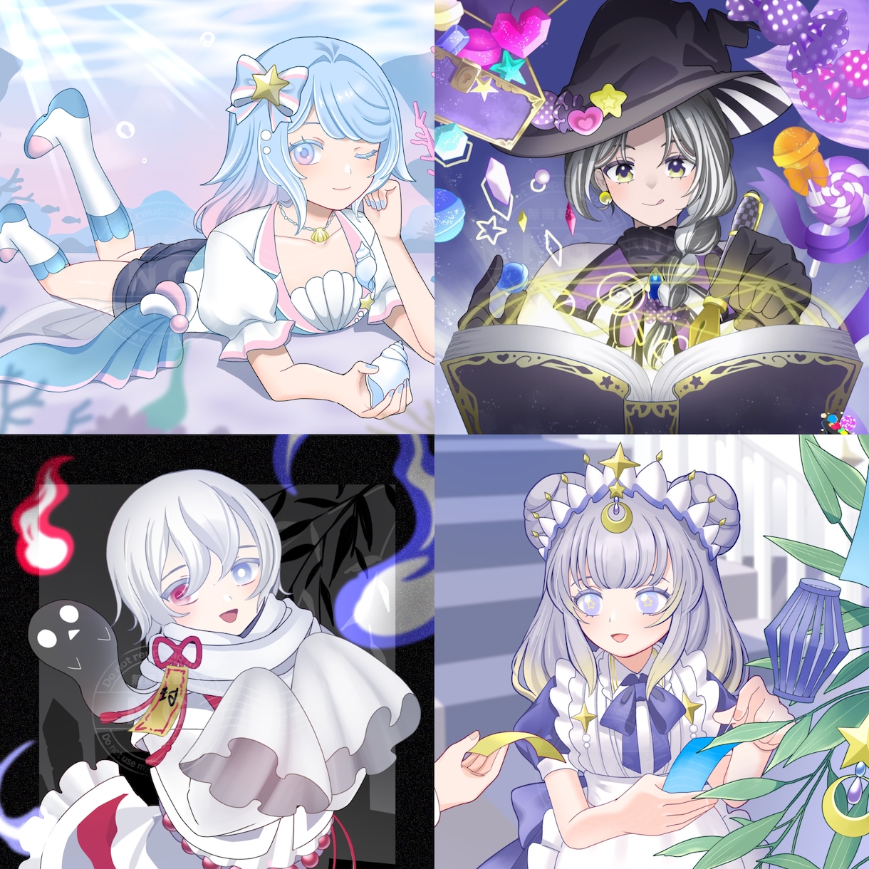 キャラクターイラスト制作します 用途に合わせた立ち絵・一枚絵などお描きします イメージ4