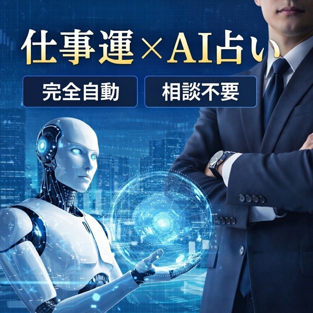 AI鑑定で仕事運と今後の流れを読み解きます 今の状況から仕事運を立て直す指針 イメージ1