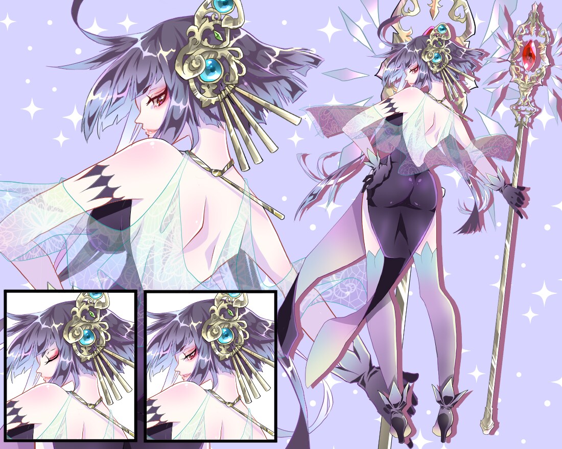 オリジナルデザインアニメ調・厚塗りの立ち絵描きます TRPG・立ち絵・配信・ゲームに使える！カラフル衣装デザイン イメージ5
