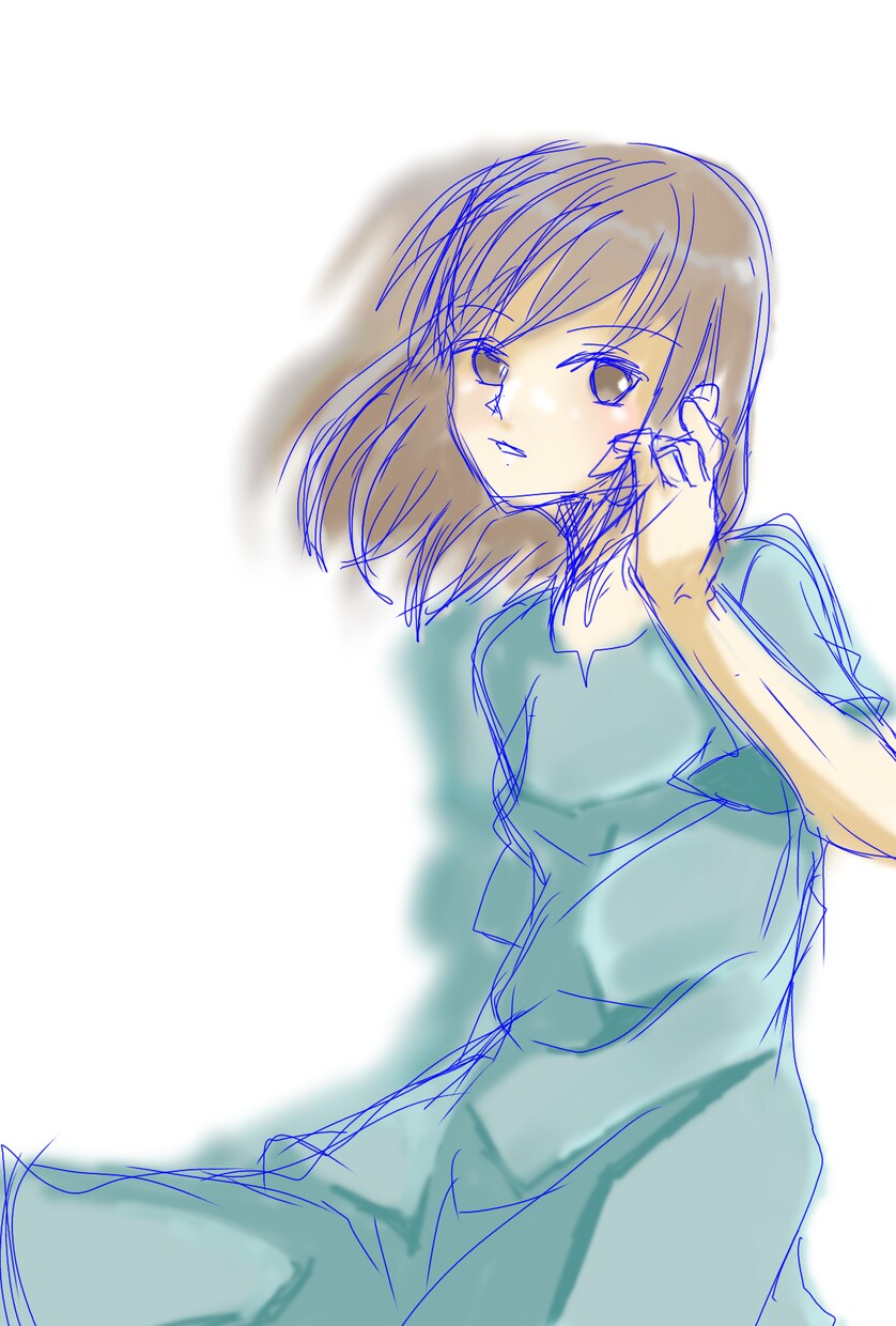 ラフで淡い塗りのイラスト描きます 鑑賞用、SNSアイコン用などにどうぞ イメージ3
