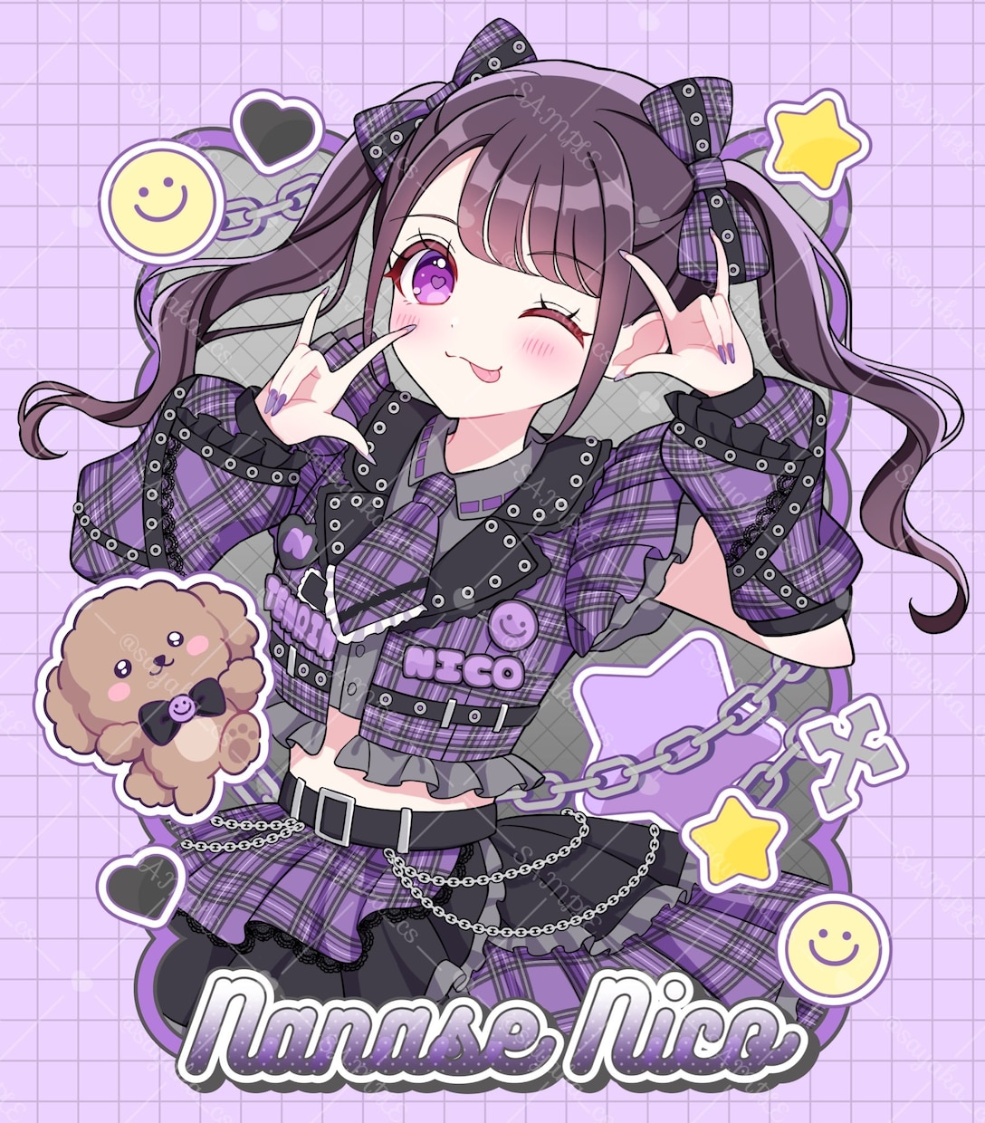 フラスタ・生誕Tシャツ等かわいいイラスト描きます 大切な人へ、イラストで想いを伝えてみませんか？ イメージ6