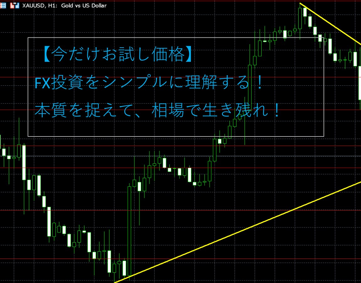 FX投資！シンプル手法 x メンタル理論教えます 【9月までお試し価格】FX相場はシンプルに理解すればいい！ イメージ1