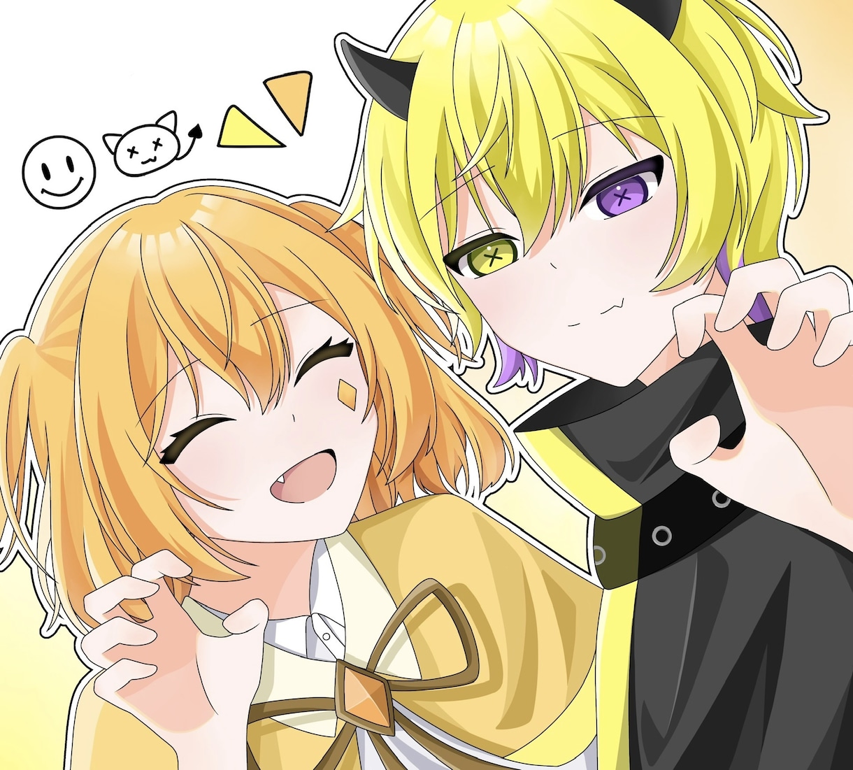 アイコン・MVイラスト・1枚絵などの制作を承ります アニメ塗りでの使いやすいイラストを提供しております！ イメージ1