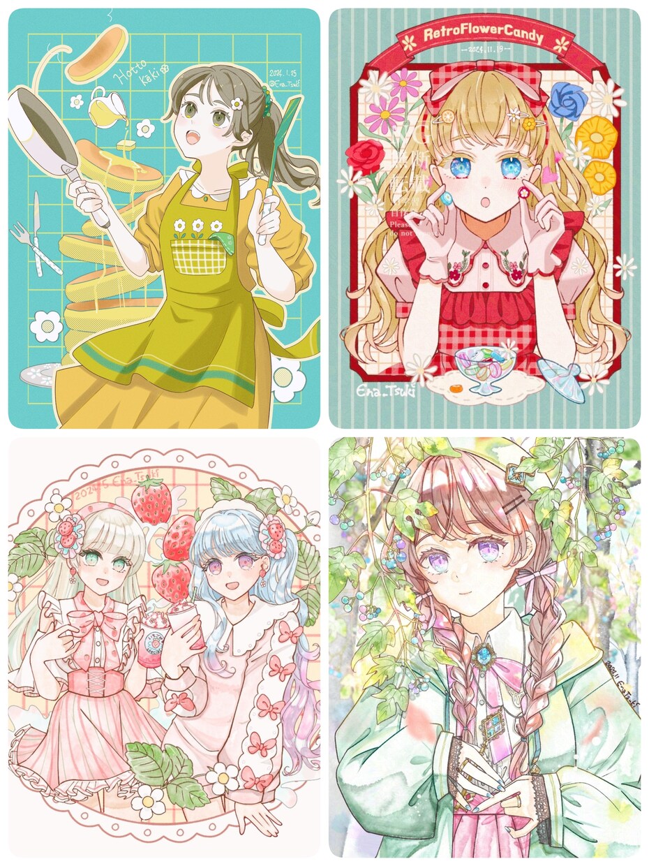 優しくてかわいい雰囲気のイラスト描きます SMS、動画、ブログ、様々な用途に イメージ6