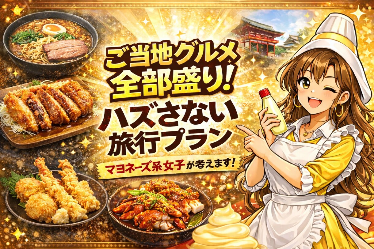 マヨネーズ系女子が考える旅行プラン教えます 〜マヨラー？と行く甘酸っぱい？旅〜 イメージ1