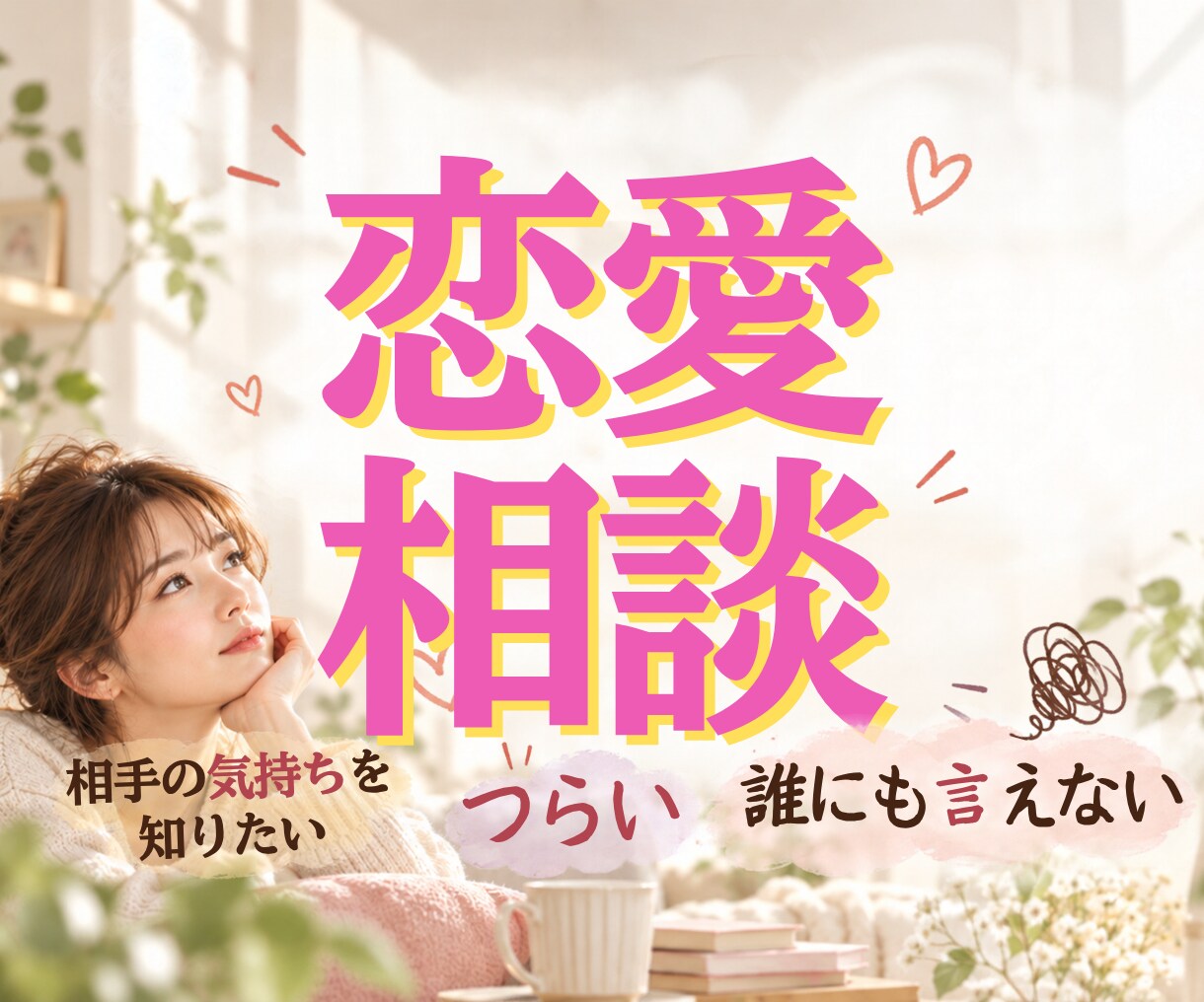 人に言えない辛い・苦しい恋愛、全て受け止めますます 悲しい・虚しい・愚痴・嘘・言葉の裏・本音・分かって欲しい イメージ1
