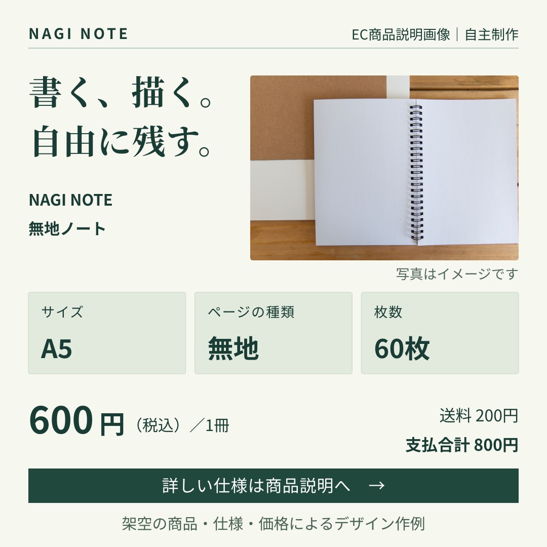 商品写真に説明を入れたEC画像を制作します 支給写真と原稿で作る文字入りの商品説明画像1枚 イメージ2