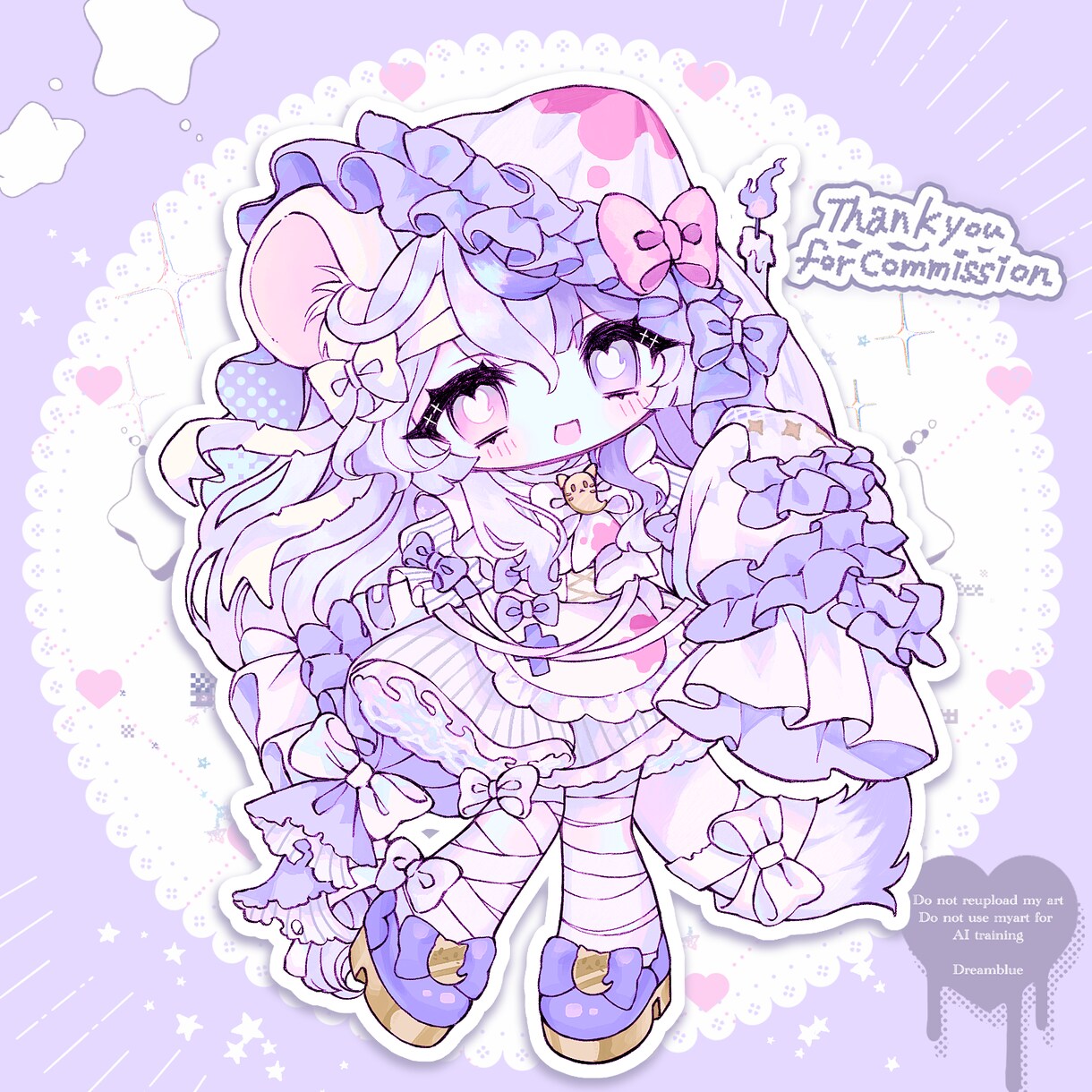 ゆるかわミニキャライラストお描きします オーダーメイドでミニキャライラストを制作します！ イメージ3