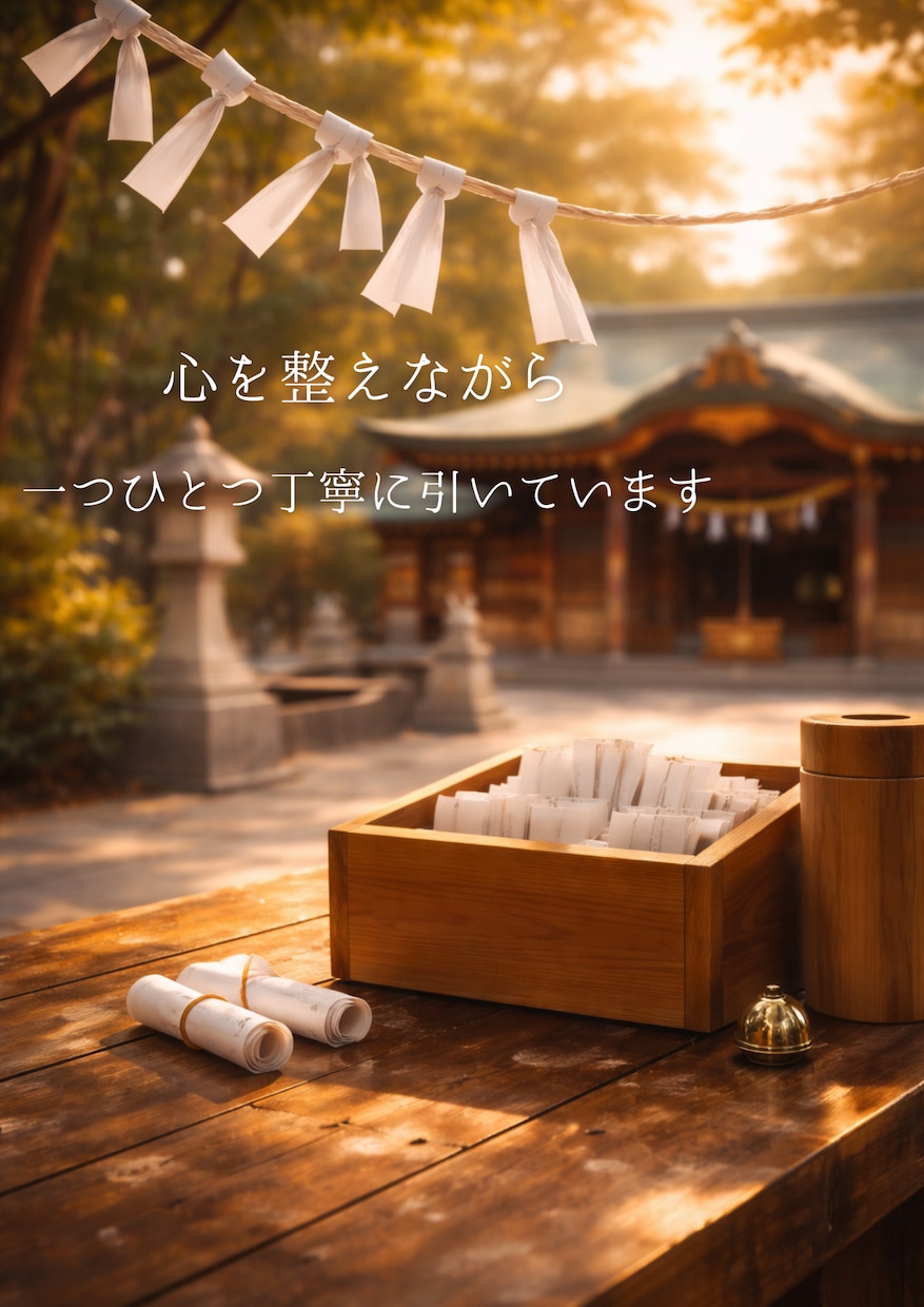 悩みを電話で聞きおみくじで進む道を照らします 迷ったときに、今のあなたに必要な言葉をお届けします イメージ3