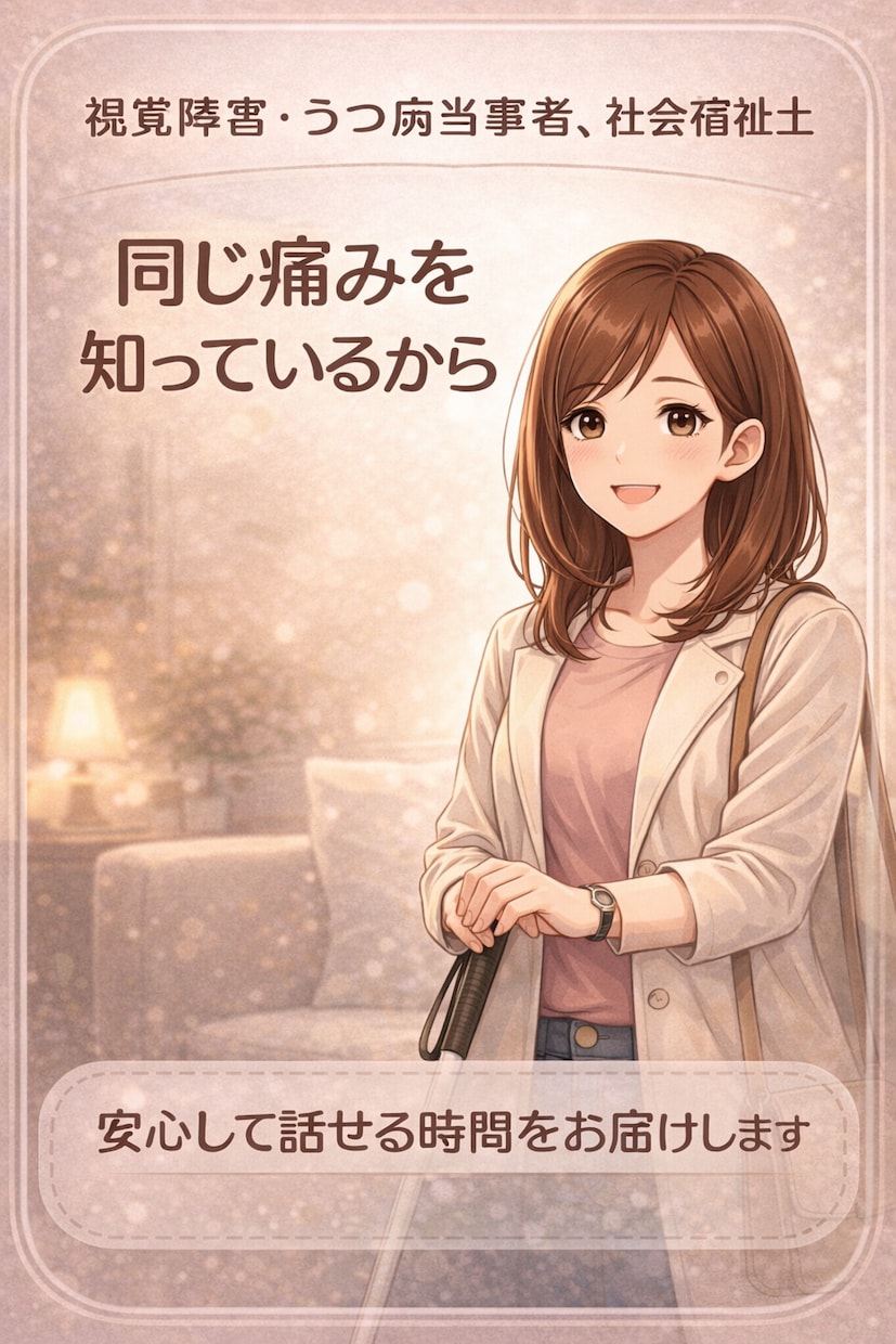 生きづらさを感じたとき、丁寧に受け止めます その苦しさ、ひとりで抱えなくて大丈夫 イメージ3