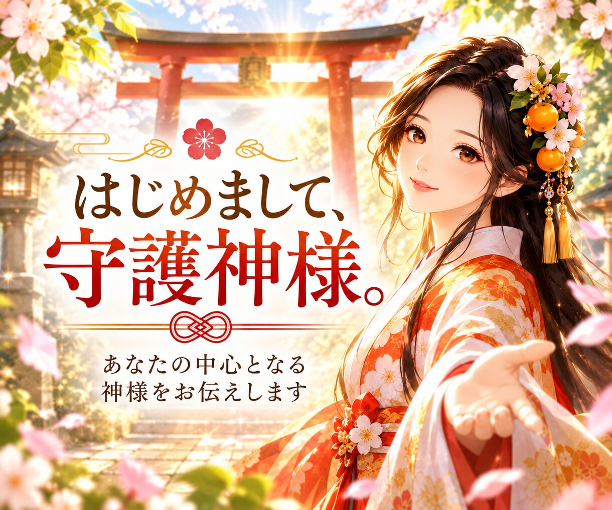 あなたの守護神様をご案内する⛩️ミニ鑑定をします ☀️生年月日から守護神様を知り⛩️今のあなたへの一言をお届け イメージ1
