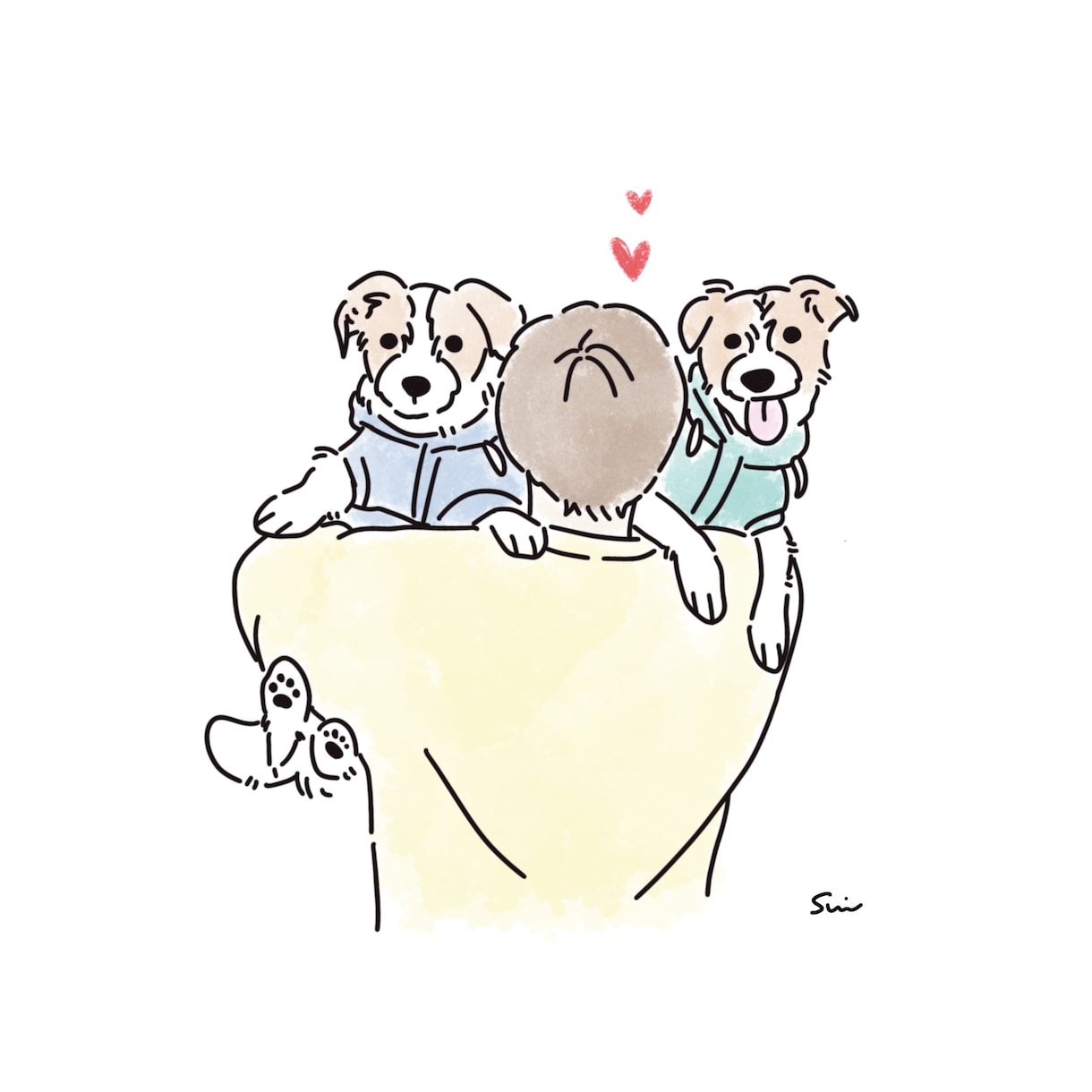 あなたのペットをシンプルイラストにします シンプルでアイコンにも使いやすいイラストをお届け！ イメージ7