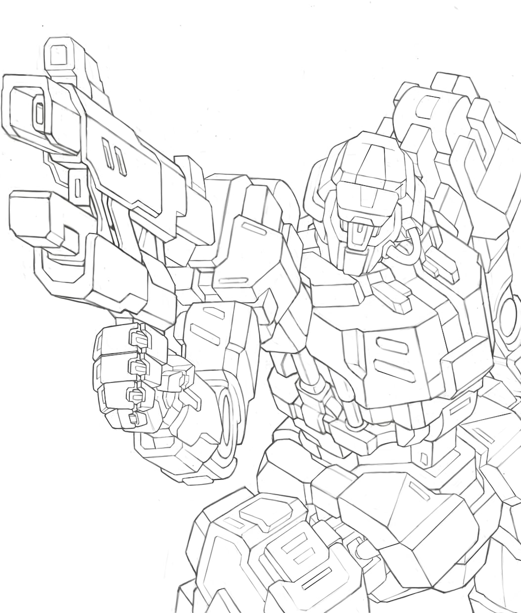 ラフ（落書き）、設定からオリジナルのメカを描きます 商用利用・著作権譲渡可能です！(別途オプション) イメージ8