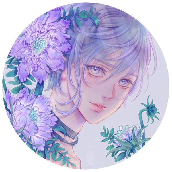 美麗なイラストを細部まで丁寧にお描きします お好みの花や植物を添えて衣装やデザインもこだわった一枚を。 イメージ4