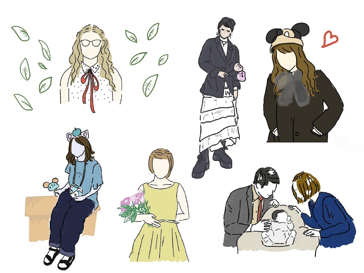写真をシンプルでお洒落な線画イラストにします お気に入りの写真をお洒落なアイコンや待ち受け画面に♫ イメージ2