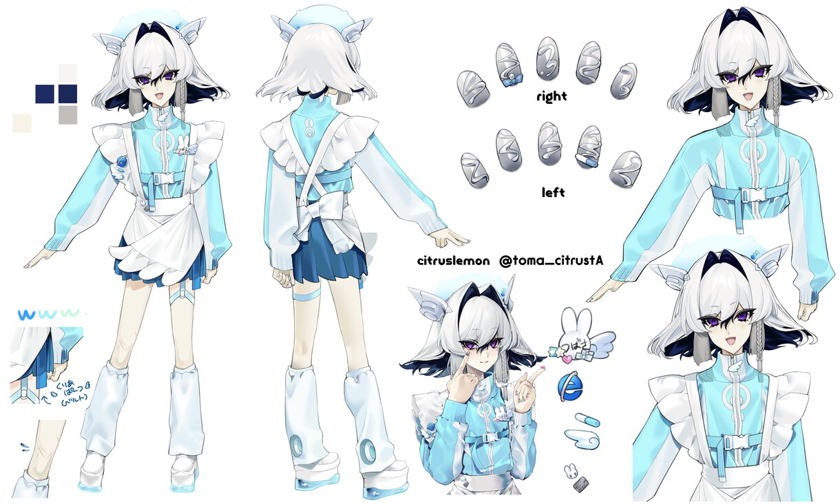 オリジナルキャラクターへ衣装をお仕立てします かわいかったりかっこいいメイド風衣装なんて、いかがですか？ イメージ1