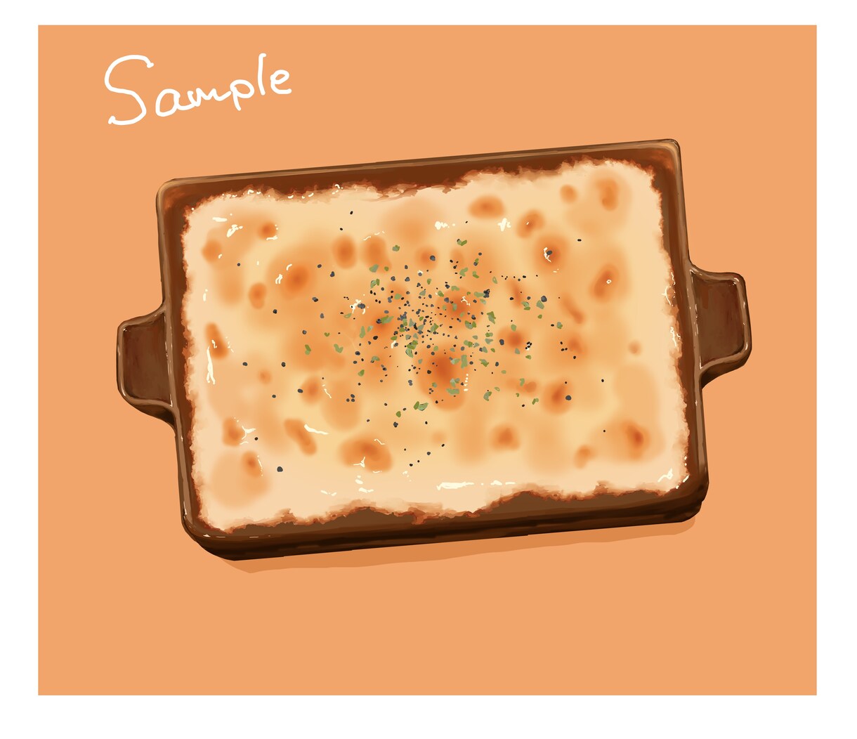 食べ物のイラスト描きます カフェメニューにぴったり！温かみのあるイラスト描きます イメージ3