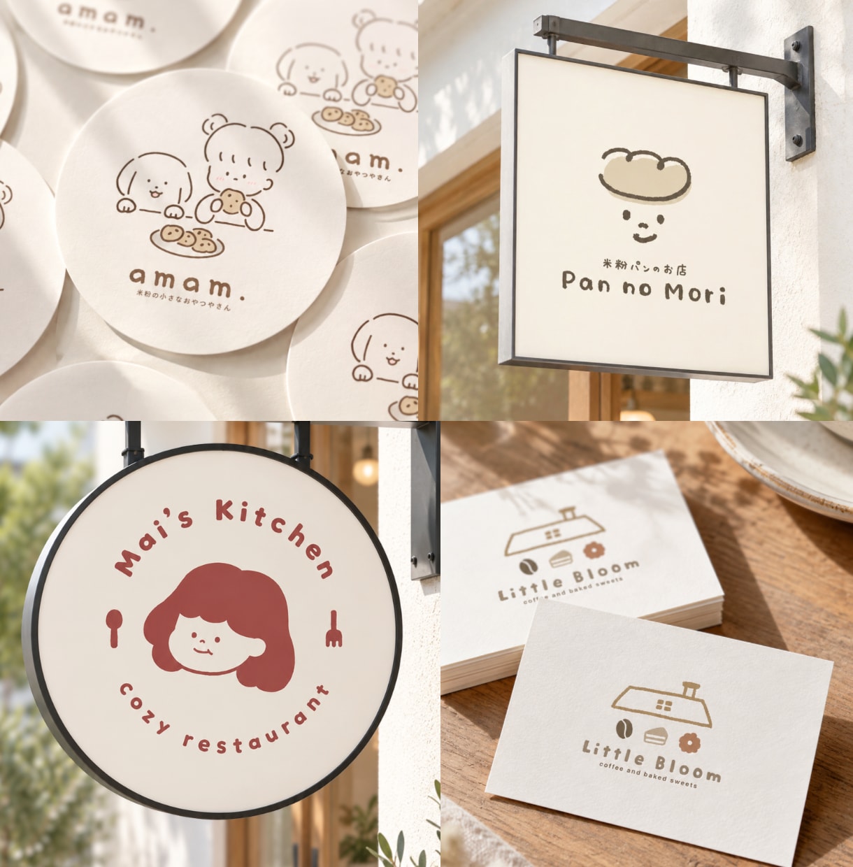 可愛いだけじゃない！目に留まるロゴつくります 【シンプルながらも可愛らしいロゴデザインをお探しの方】 イメージ3