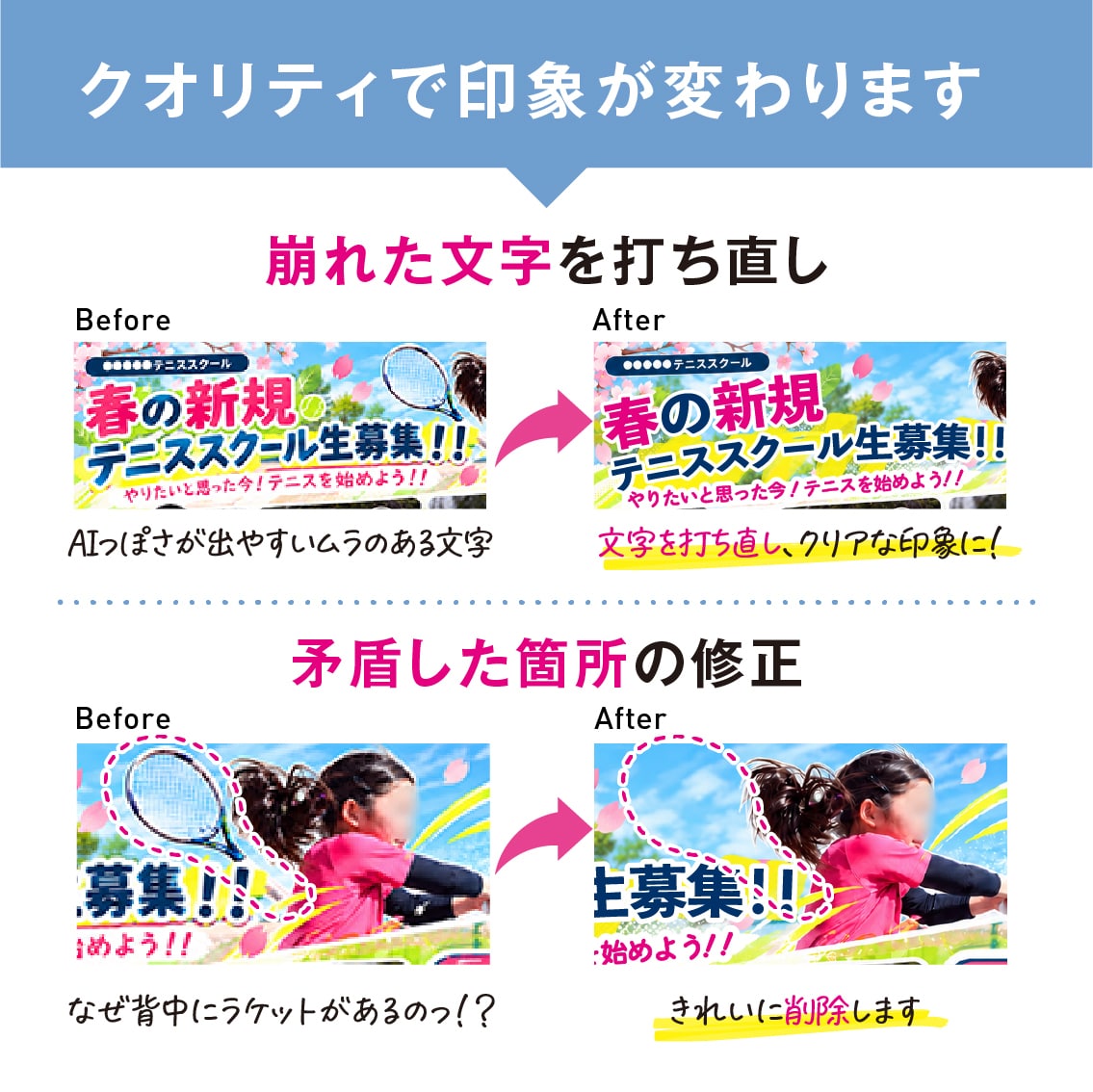 Canva・AIチラシを入稿データに仕上げます 文字切れ・色くすみ・ぼやけを抑え、そのまま入稿できるデータに イメージ5