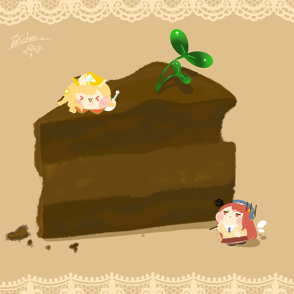 美味しそうなポップな食べ物のイラストを描きます アイコンだけではなく３Dテクスチャなど様々な用途に使えます イメージ9