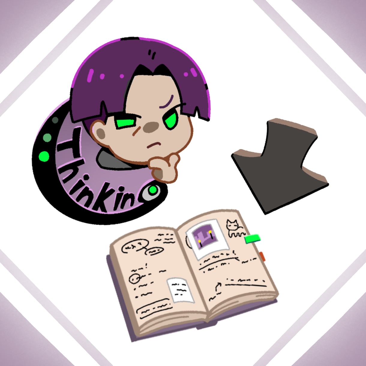 ゲーム制作等で使えるUIをデザインします 商用利用無料！作品に合わせたキャラクターや小物のUIを制作！ イメージ1