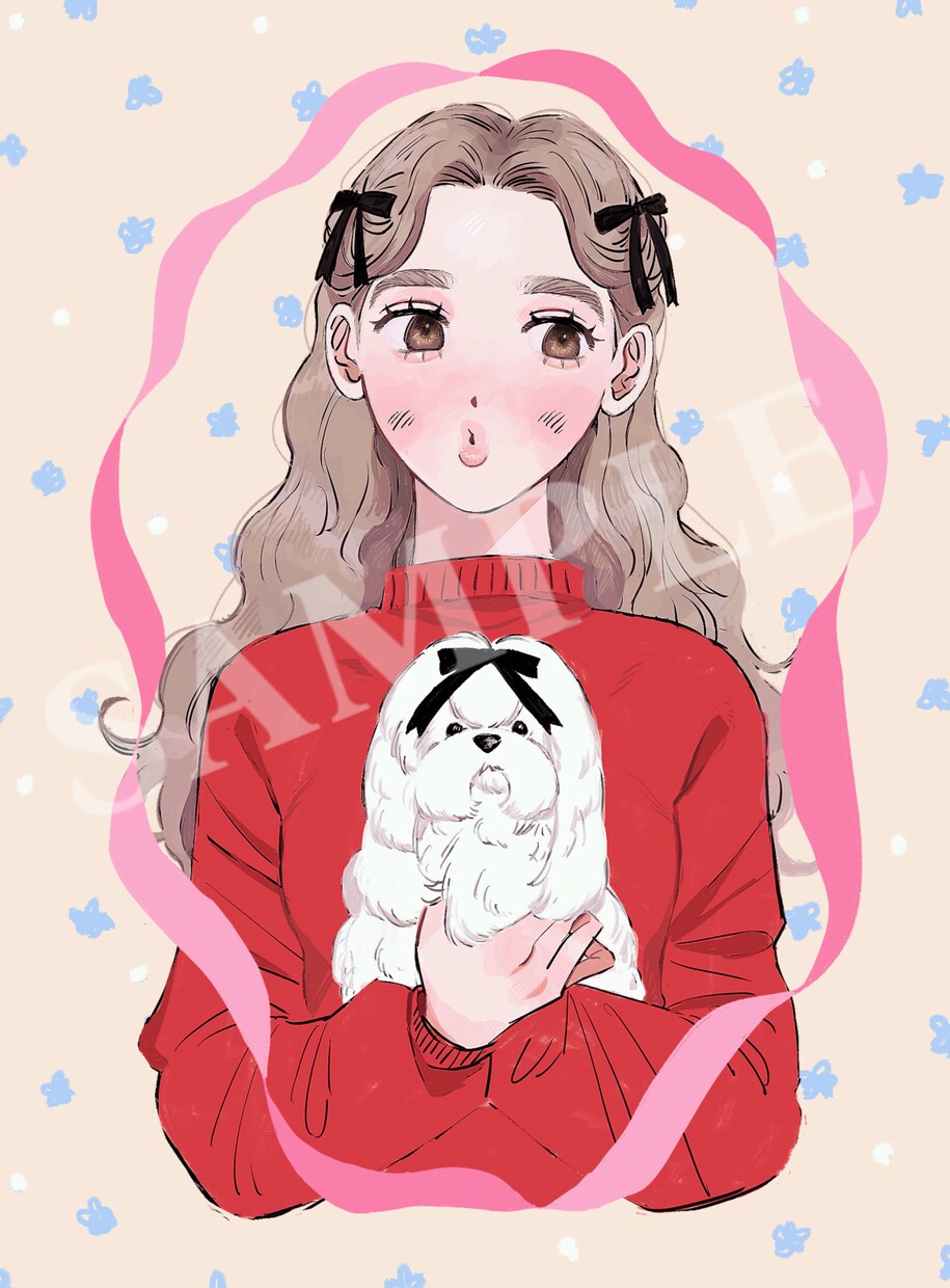 韓国っぽイラスト/SNSアイコン描きます アイコン・サムネ・似顔絵プレゼント・挿絵などに！ イメージ7