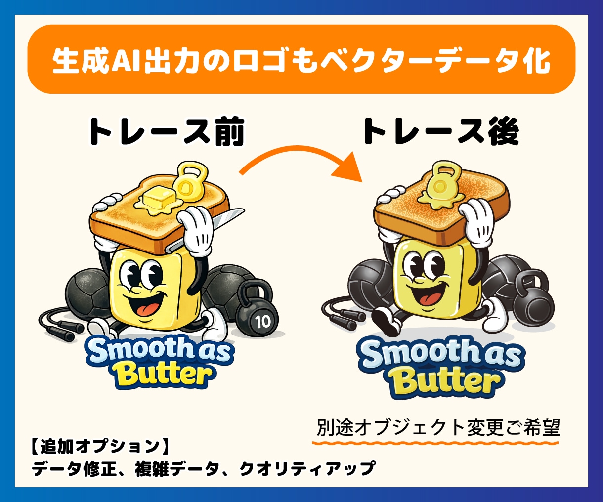 ロゴ、イラストを清書してベクターAIデータ化します 高品質な印刷用ベクターAIデータ作成のお手伝いします！ イメージ7