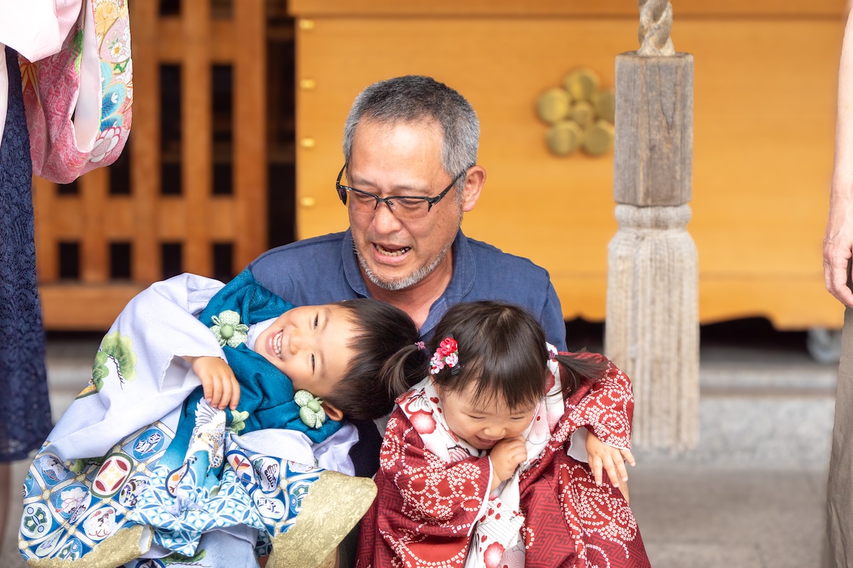七五三・お宮参り人見知りOK自然な笑顔を撮影します 産着レンタルありキャンペーン中通常より20,000円に値下中 イメージ6