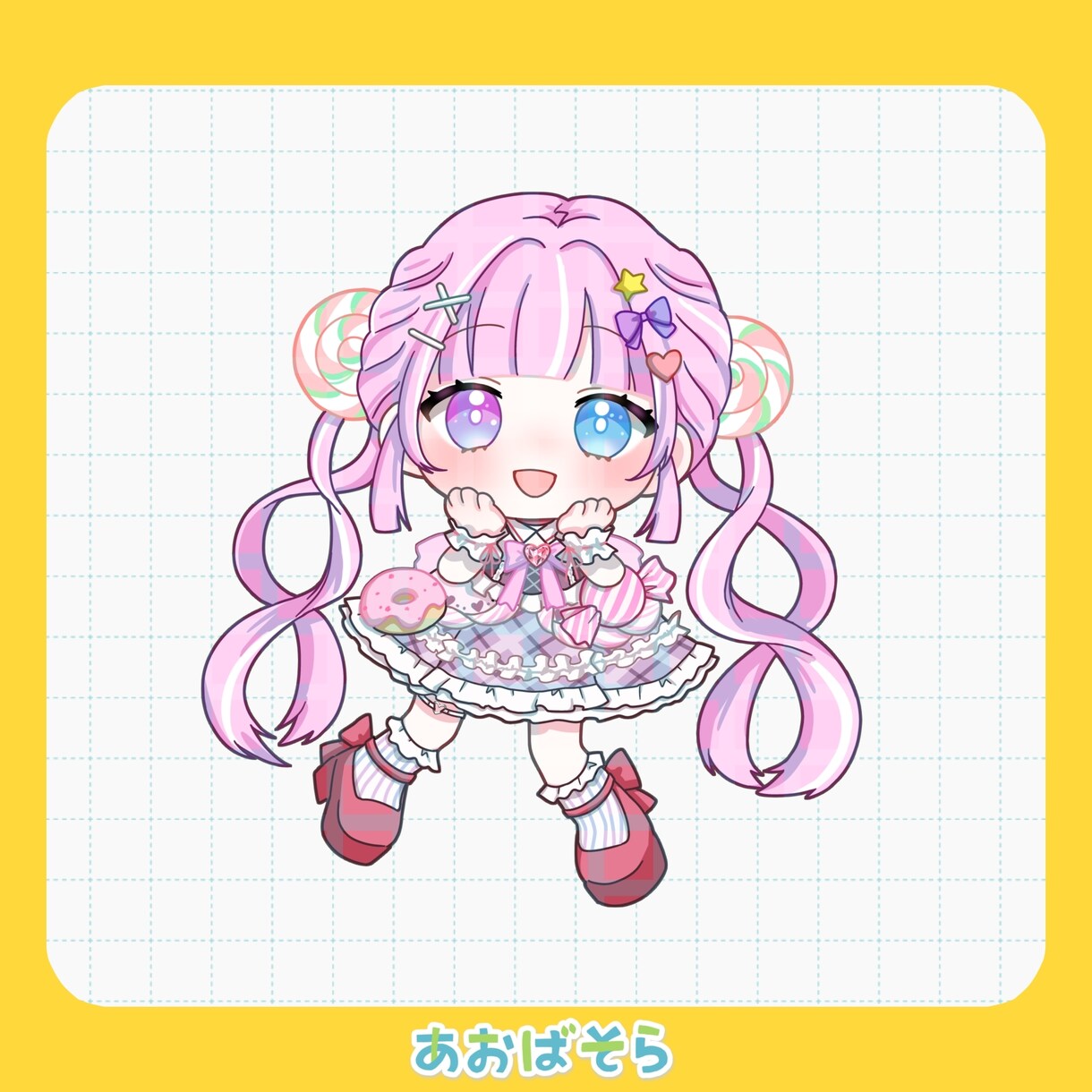 似顔絵可◎かわいく親しみやすいミニキャラを描きます キービジュアル・グッズ・アクキー・動画用・アイコンにおすすめ イメージ9