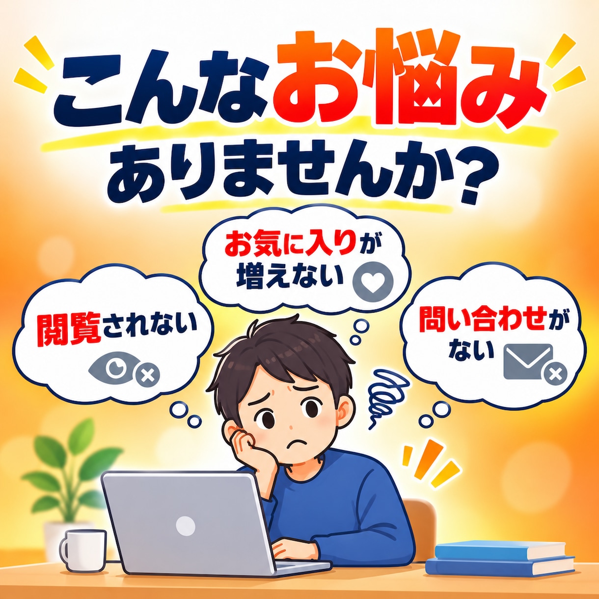 反応のないココナラサービスを改善します タイトルから画像まで購入者目線で見直します イメージ2