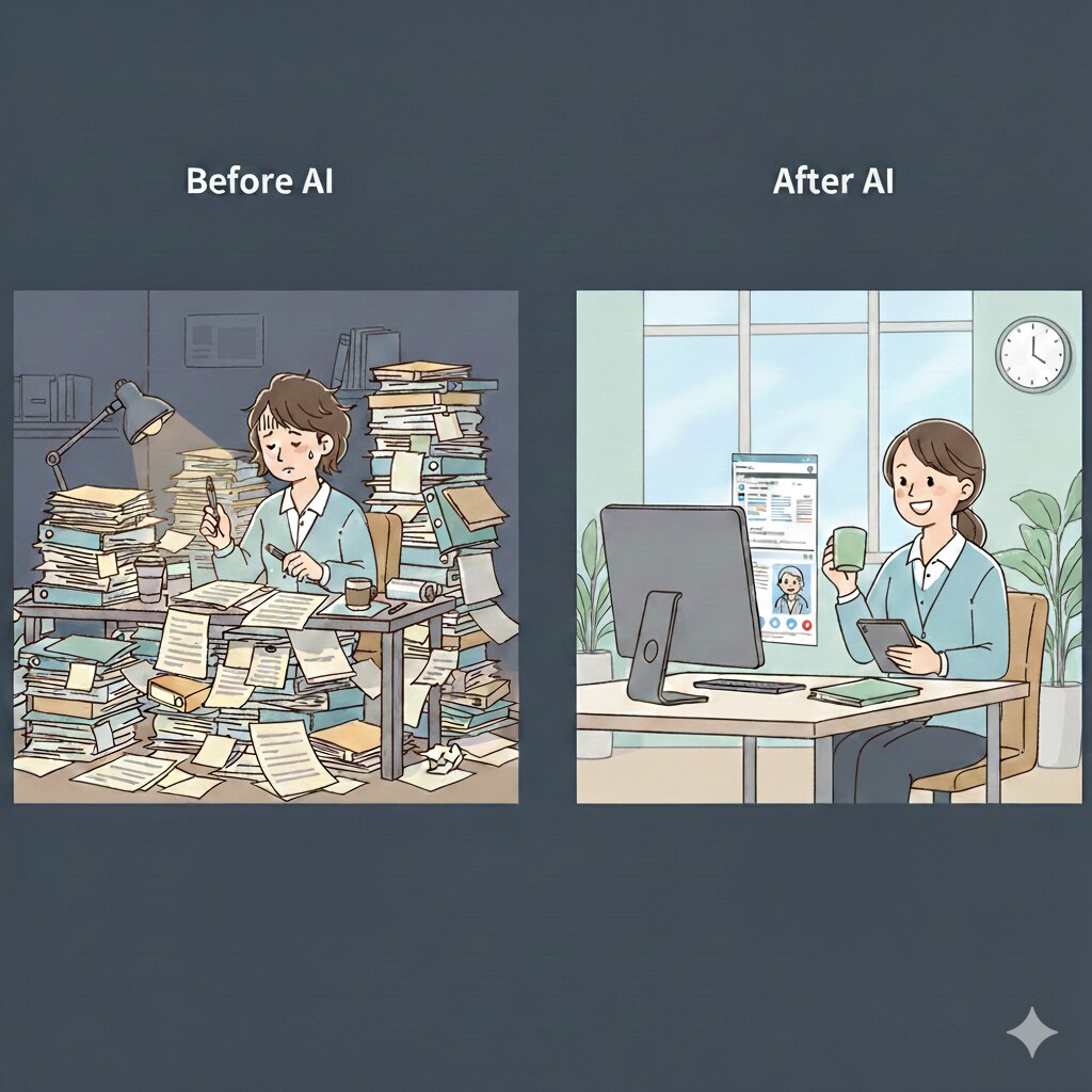 AIで介護支援専門員業務、簡単にします AI使用してケアマネ業務の効率アップ！！ イメージ1