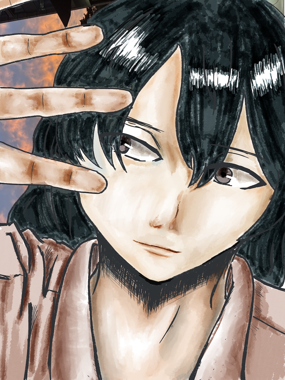 少年漫画の原作のようなタッチでキャラ絵を描きます AIには出せない質感で個性を出そう イメージ1