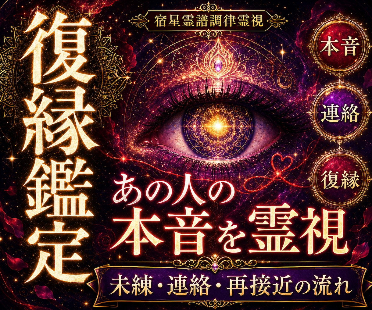 即日鑑定｜別れた相手の本音と復縁が動く時期を視ます 未練・連絡・再