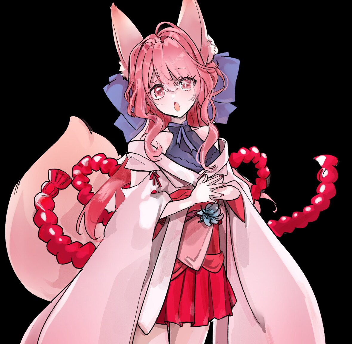 巫女風の狐の女の子、売ります 商用利用可能！差分作成可能、衣服差分も可能 イメージ1