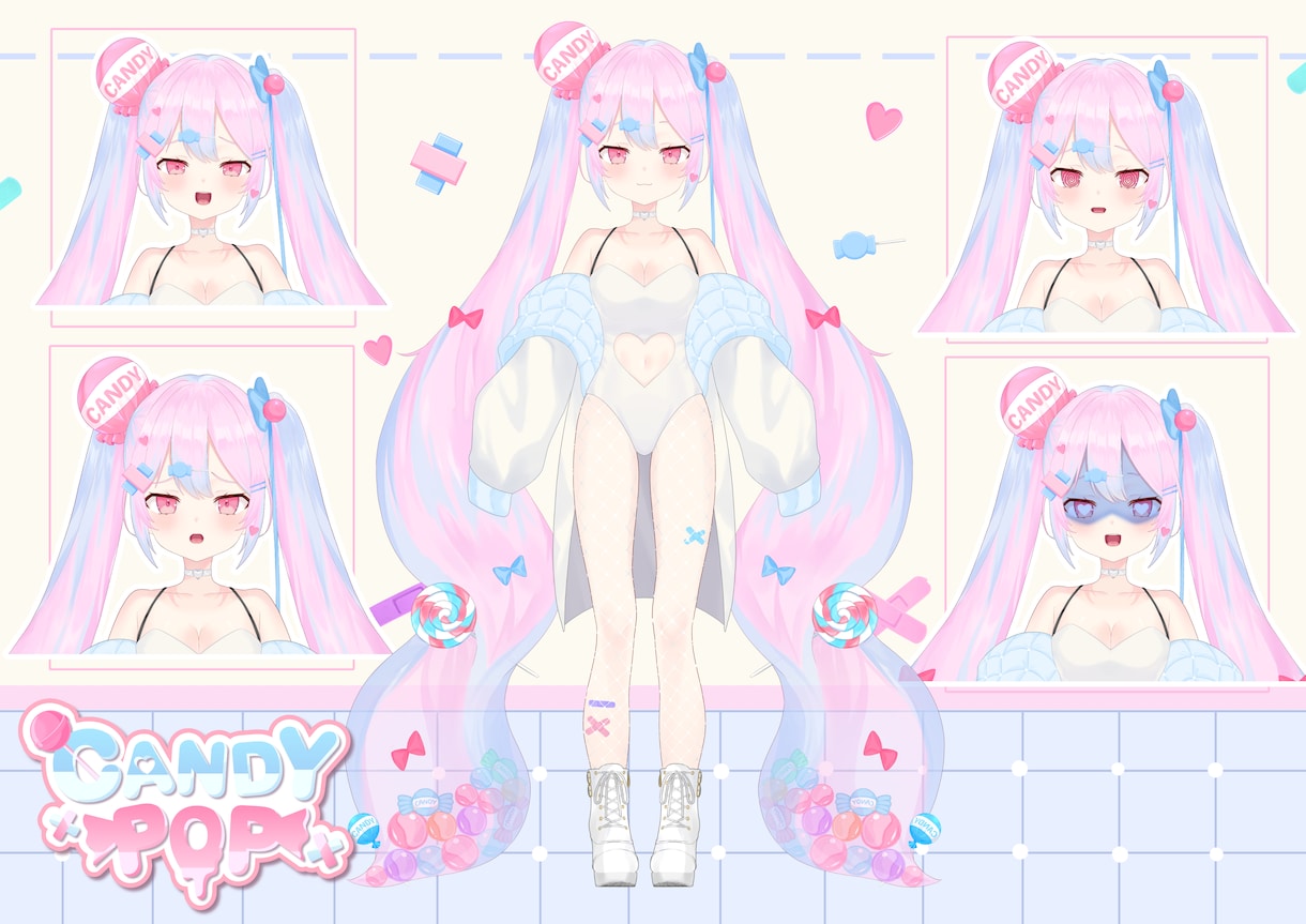 プロがVtuberデビューに必要な全てを制作します セット内容カスタム可能！高クオリティで年内納品可能です！ イメージ10