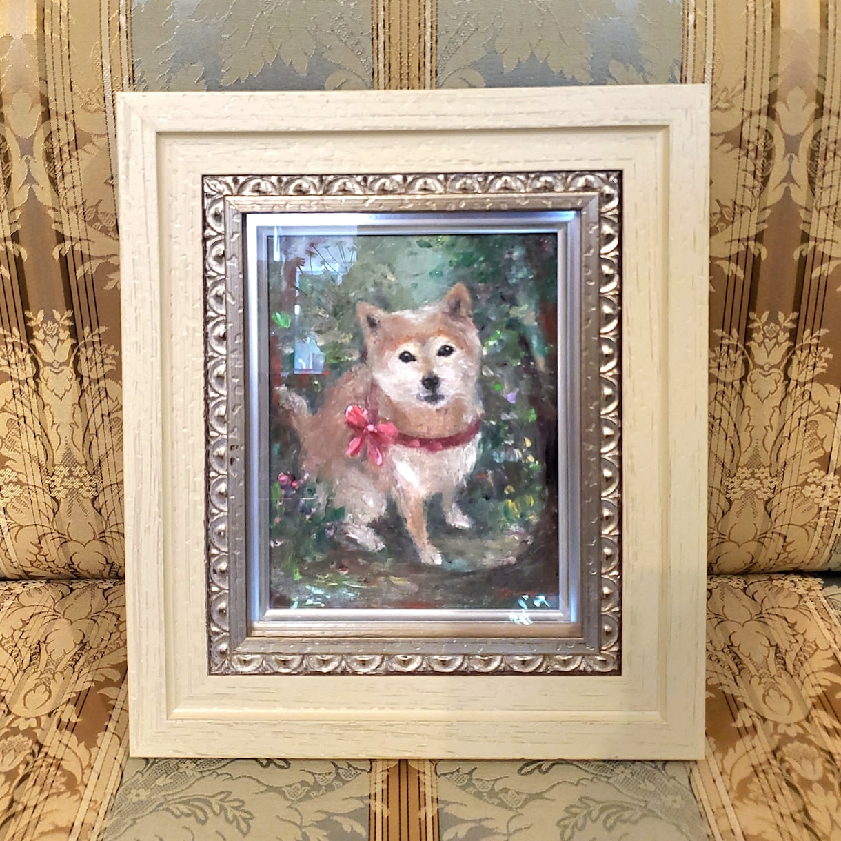 印象派のようなタッチのプロの画家が油絵を制作します サイズ:SM/額付/表紙絵/商用利用可能/贈答用 イメージ2