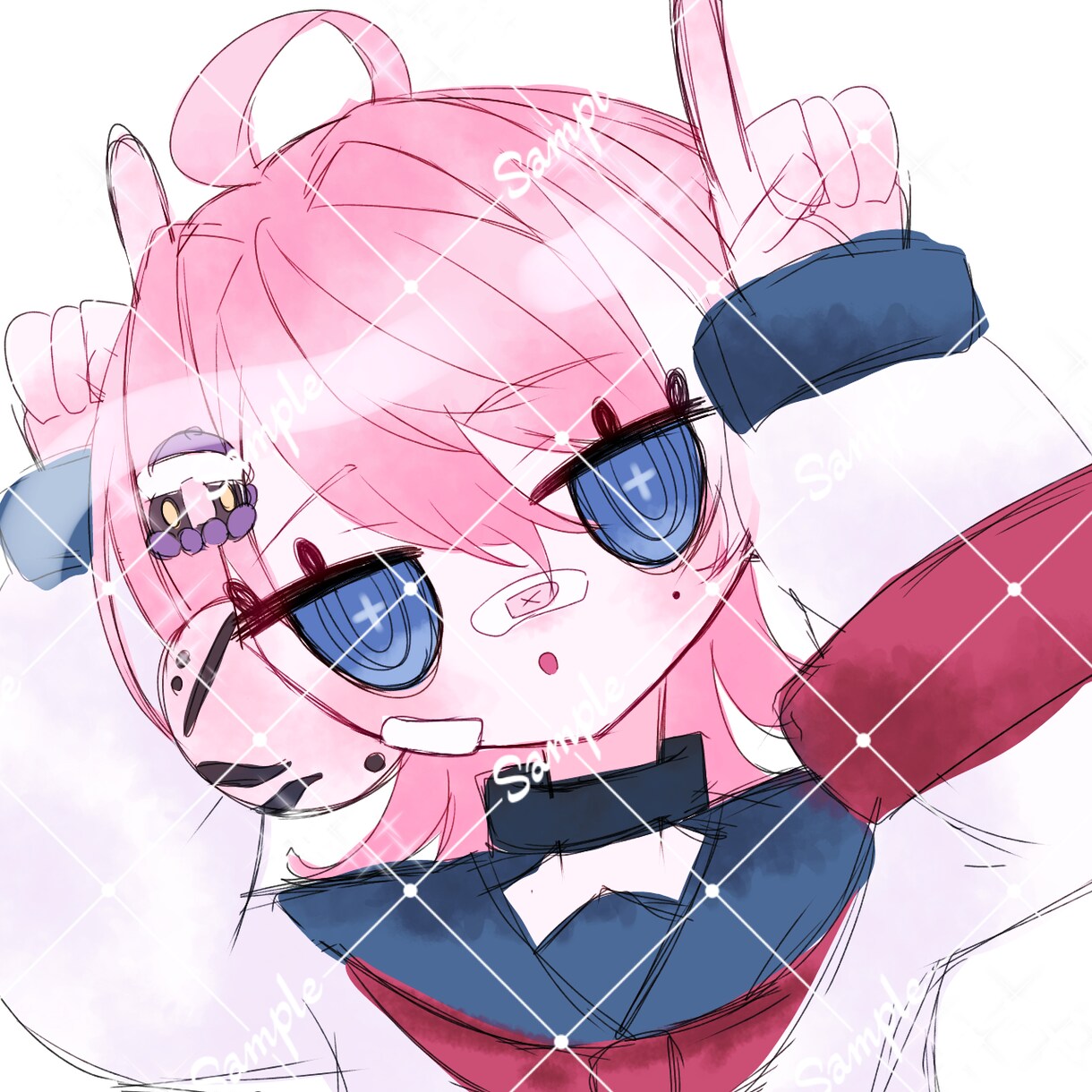 ふわふわでキラキラな簡易イラスト描きます ラフなイラストが好きな方にオススメです^-^♪ イメージ1
