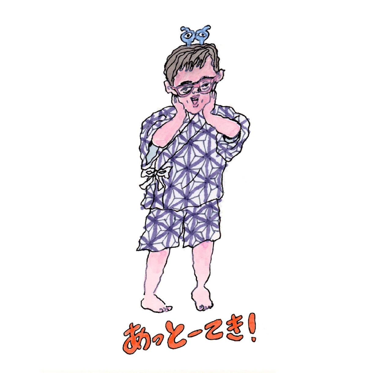 全身、立ち姿をかわいくイラストにします 雑誌などで活躍中のイラストレーターがイラストを描きます イメージ8