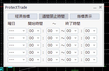 経済指標時のMT4EA停止インジケーター販売します 経済指標の重要度を選択してEAの停止・稼働を自動化したい方へ イメージ4