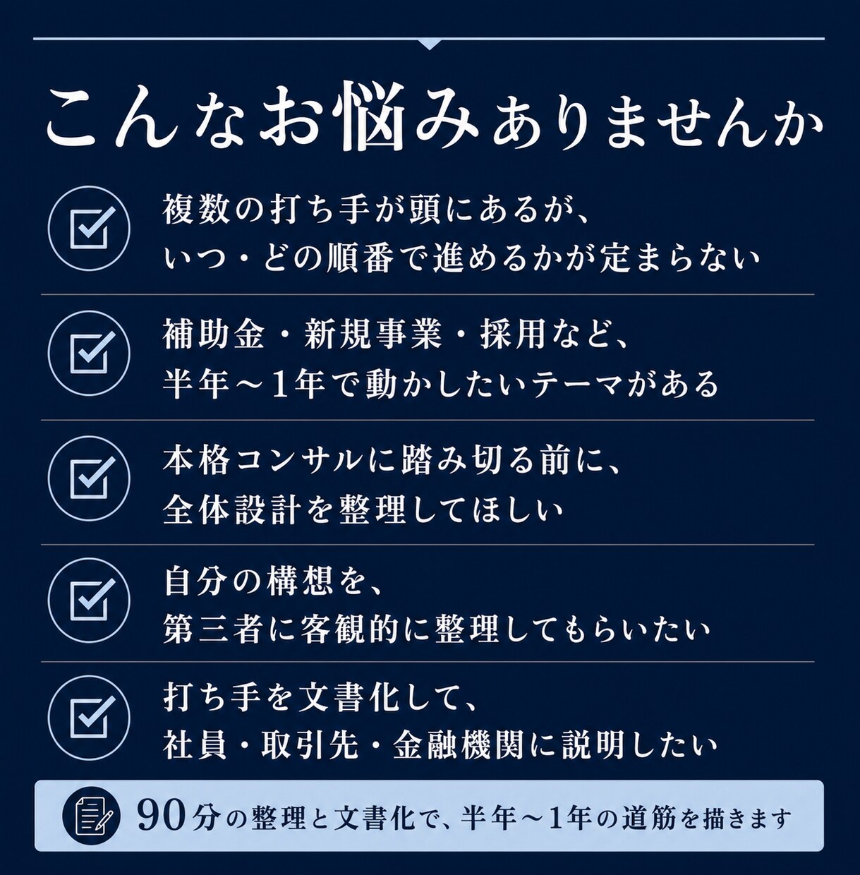 中小企業診断士が事業のロードマップを整理します ロードマップ納品＋1週間チャット伴走｜本格コンサル前の整理に イメージ4