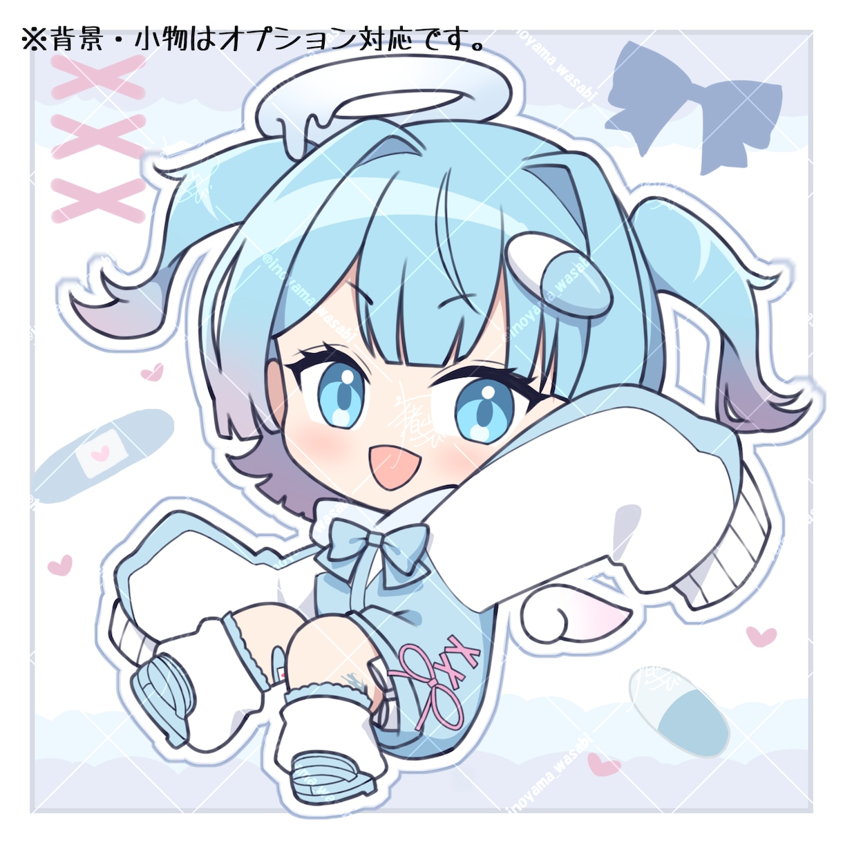 ちまっとかわいい！ミニキャラ制作致します サムネや配信画面、IRIAM返礼品、グッズ制作にオススメ！ イメージ5