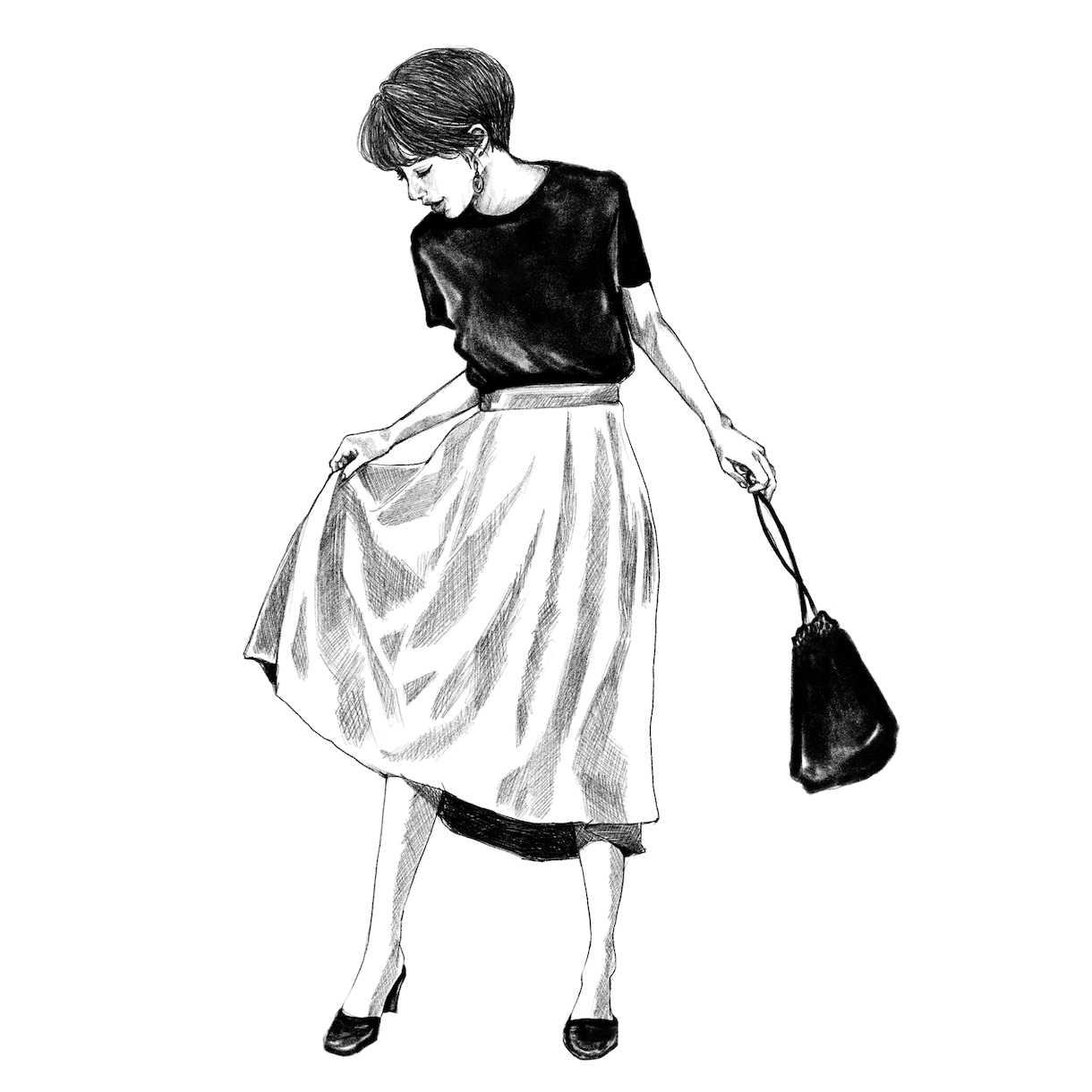 SNSアイコン等におすすめの似顔絵描きます グラフィックデザイナーがおしゃれな似顔絵描きます イメージ9