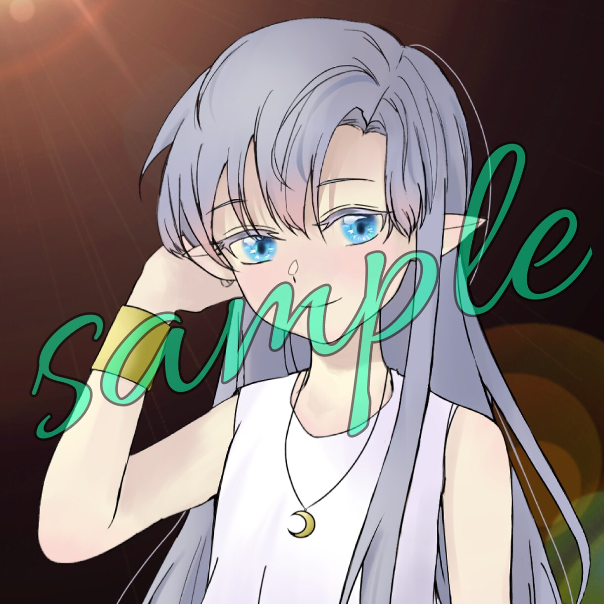 お客様ご希望のアイコン用イラストを描きます アニメキャラに近いアイコン用イラスト/修正無制限 イメージ3