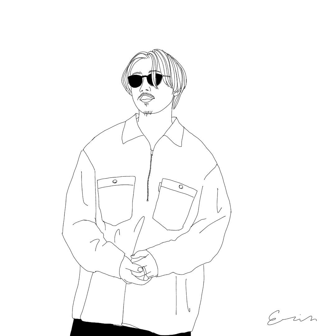 おしゃれな似顔絵イラスト描きます シンプルに線画でおしゃれな似顔絵イラスト描きます イメージ4