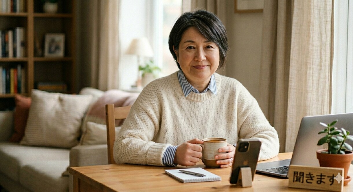 誰かに話したいけど話す相手がいない～私が聞きます モヤモヤという名の老廃物を吐き出すお手伝いします イメージ1