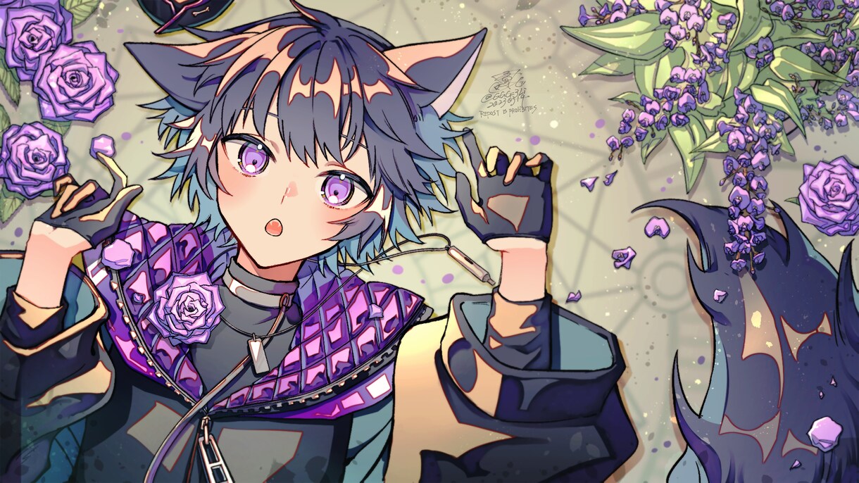爽やかでキラキラしたイラストお描きします ～全身絵 /1枚絵/サムネ/商用/背景のみ・人外可～ イメージ5
